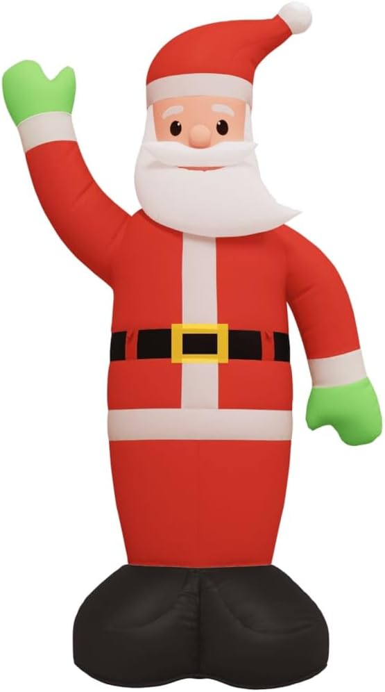 Hommdiy Aufblasbarer Weihnachtsmann mit LEDs 820 cm weihnachtsmann 820 cm, weihnachtsmann 820 cm
