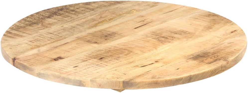 vidaXL Mangoholz Massiv Tischplatte Massivholzplatte Holzplatte Ersatztischplatte Holz Platte für Es