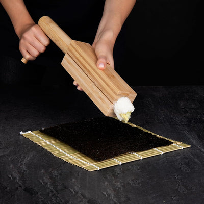 Sushi Maker Set-Sushi Set zum Selber Machen - Sushi Roller Bazooka -Sushi Kit -Bambusmatte Rollmatte