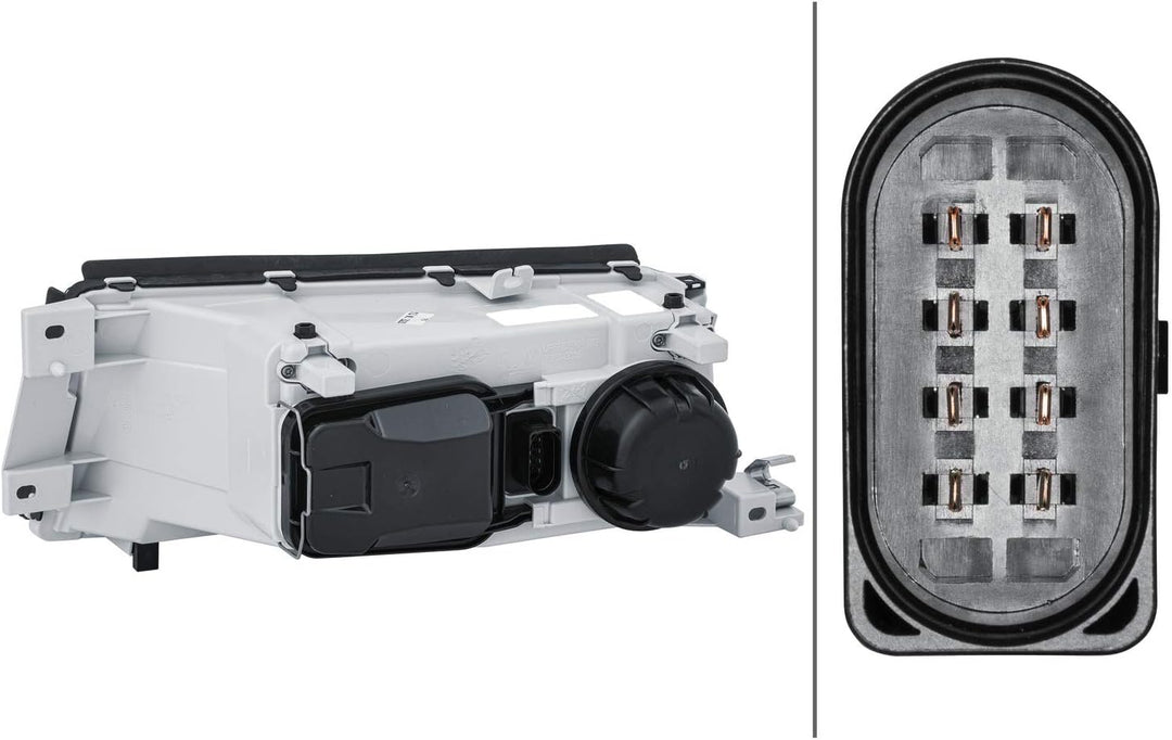 HELLA 1EL 010 202-021 DE/Halogen-Hauptscheinwerfer - rechts - für u.a. Skoda Octavia I (1U2) Rechts