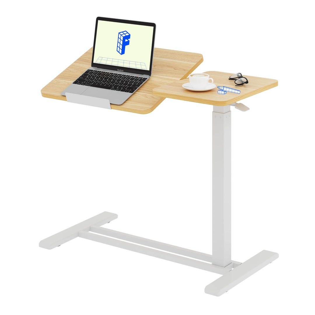 FLEXISPOT Beistelltisch - Flexibler Laptoptisch und Betttisch mit neigbarer Tischplatte, höhenverste