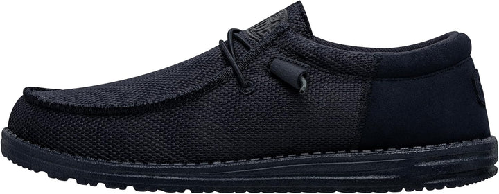 HEYDUDE - Wally Sox Stitch Herren - Slip on Schuhe - Herren Loafers, Black White 40 EU Navy, 40 EU N