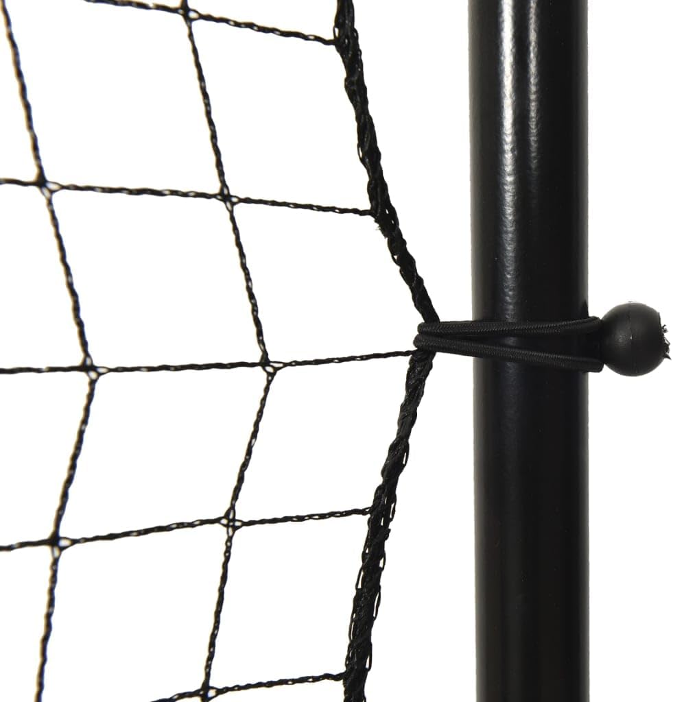 vidaXL Fussball Rebounder, Rebounder Netz mit Stahlrahmen, Fussball Prallwand für Fussball Training,