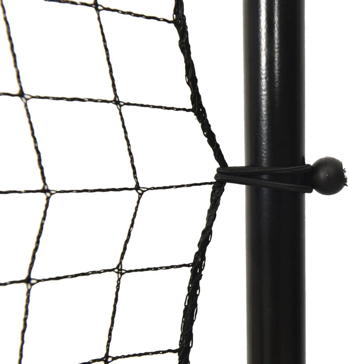 vidaXL Fussball Rebounder, Rebounder Netz mit Stahlrahmen, Fussball Prallwand für Fussball Training,