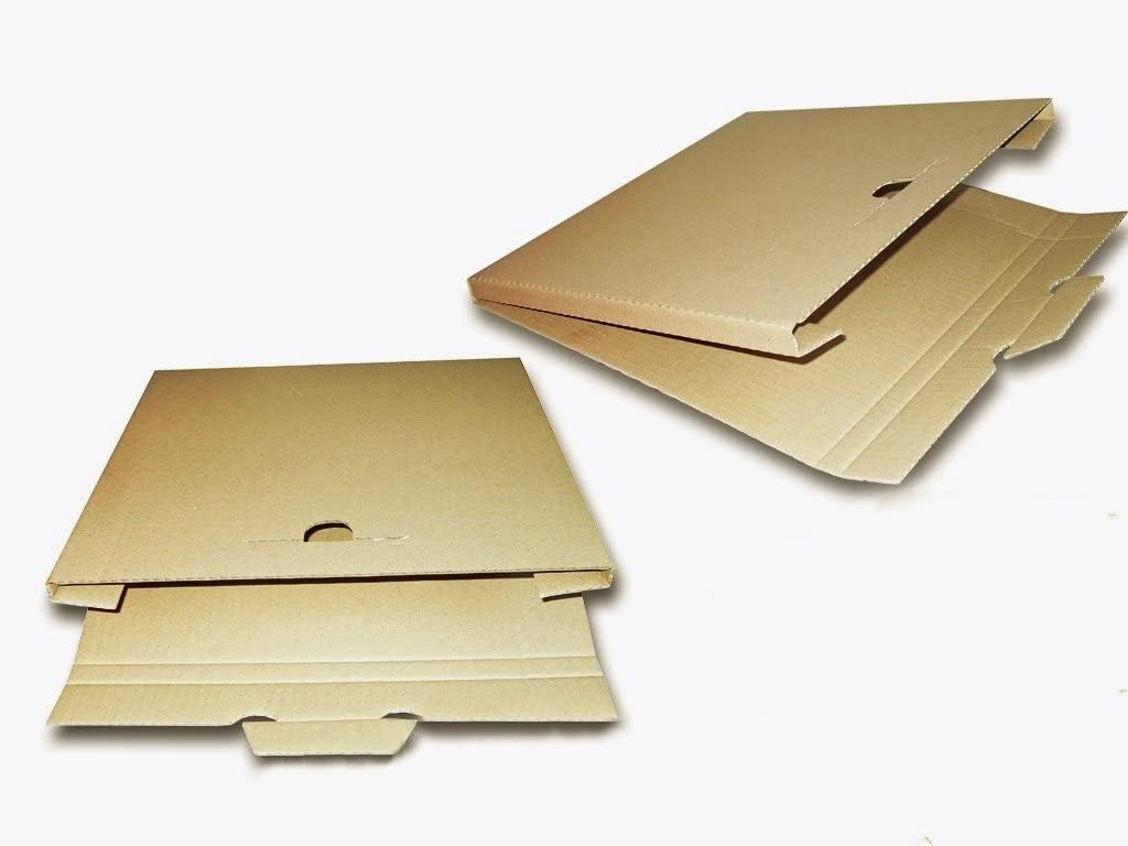 50 LP Versand Kartons 325x325x13 mm für 1-3 Vinyl Schallplatten 12" inch
