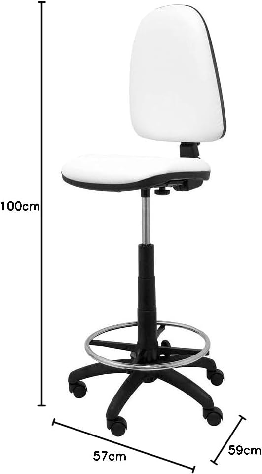 Piqueras y Crespo Ayna Ergonomischer Hocker mit Permanentkontaktmechanismus, höhenverstellbar und Fu