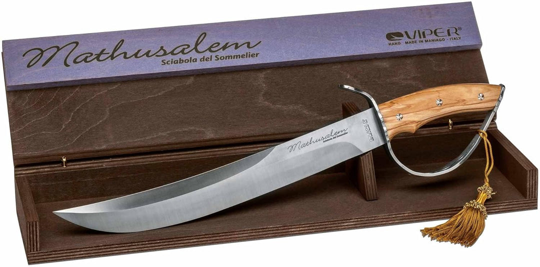 Viper Erwachsene Champagnersäbel Mathusalem Olive, beige, Standard