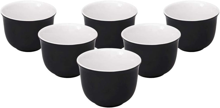 Aricola Teeservice „Nelly“. Moderne Teekanne 1,5 Liter in weiss/schwarz aus hitzebeständiger Keramik