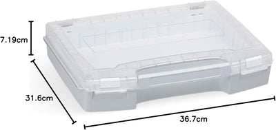 Werkzeug Koffer Set | Sortimo i BOX Set | i-BOXX 72 3er Set (grau) mit Insetboxen A3, H3 & I3 | Für