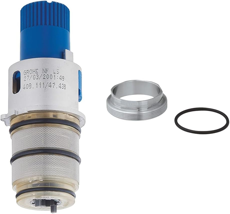 GROHE | Zubehör - Thermostat-Kompaktkartusche | 1/2 Zoll | 47439000 & Befestigungsring 47743000