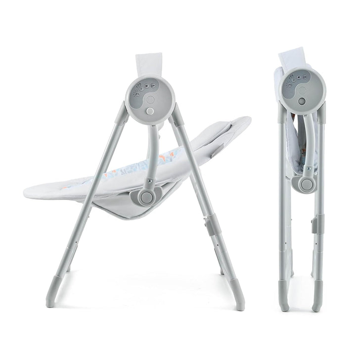 Kinderkraft SWINGEE Elektrische Babywippe, mit Schwingfunktion, eingebauter Timer, verstellbare Rück