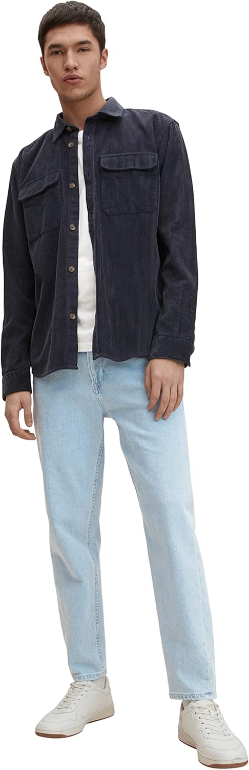 TOM TAILOR Herren Josh Regular Slim Jeans 24W / 32L 10119 - Used Mid Stone Blue Denim, 24W / 32L 101