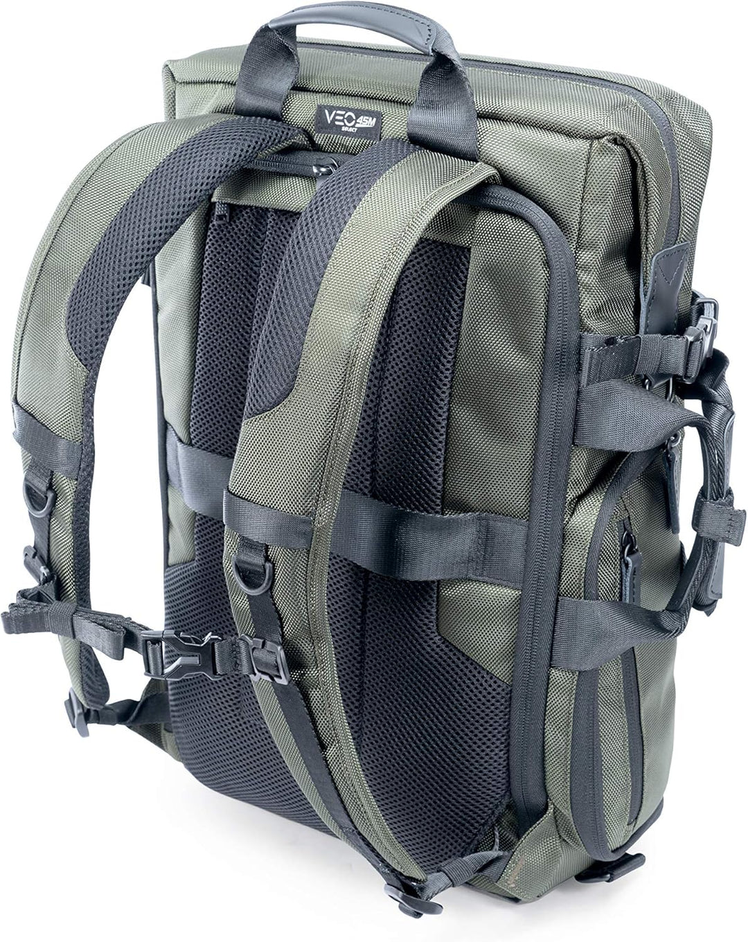 Vanguard VEO SELECT45M GR Rucksack/Schultertasche für DSLR-Kamera, Videoausrüstung oder Drohne, Grün