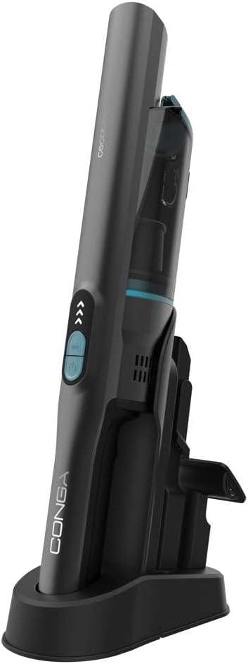 Cecotec Kabelloser Handstaubsauger für Auto und Polsterung Conga Rockstar Micro+ Clean&Car, 210W, Di