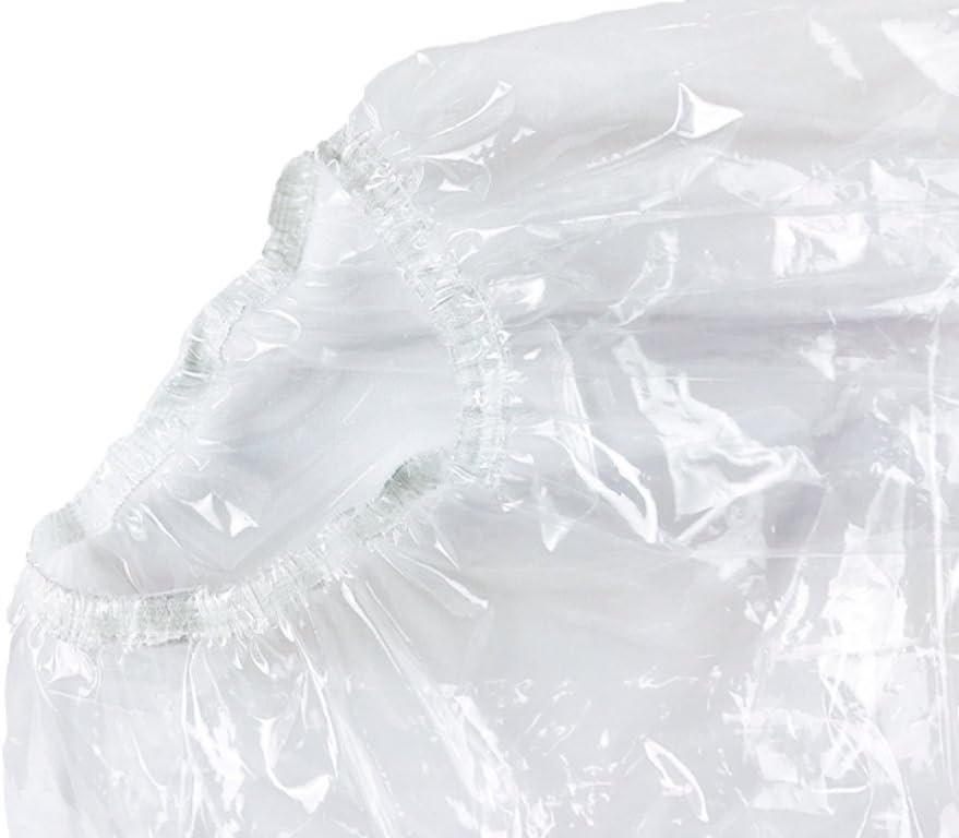 Haian ABDL Sicherheitslasche Kunststoff Hose L Glasklar, L Glasklar
