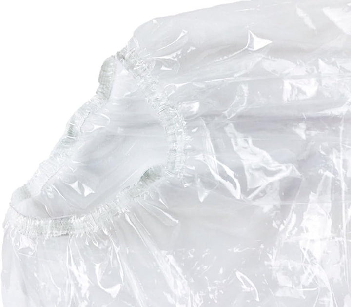 Haian ABDL Sicherheitslasche Kunststoff Hose L Glasklar, L Glasklar