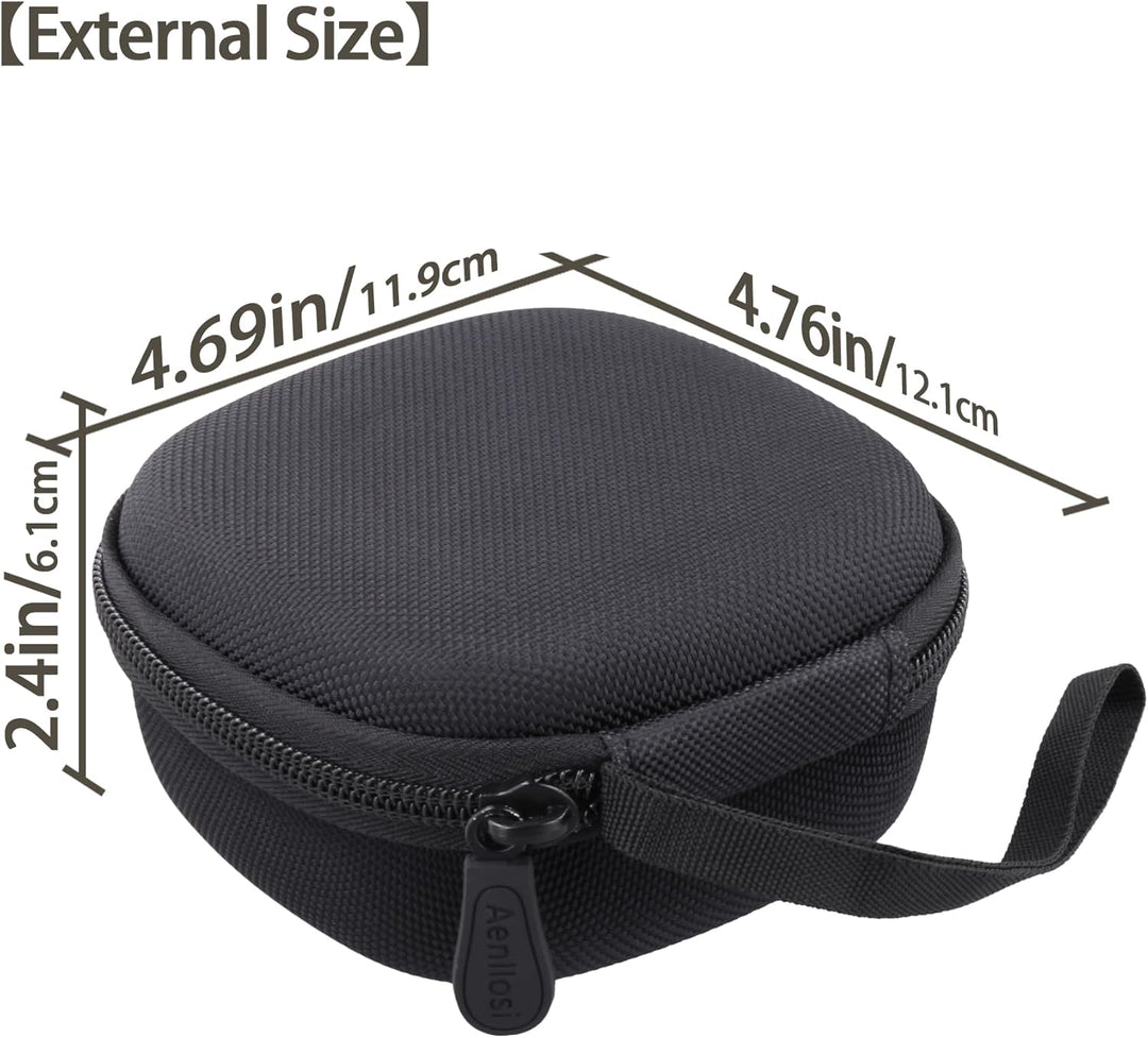Aenllosi Hart Tasche Hülle für Bose SoundLink Micro Bluetooth Lautsprecher, Nur Tasche(Schwarz) Schw