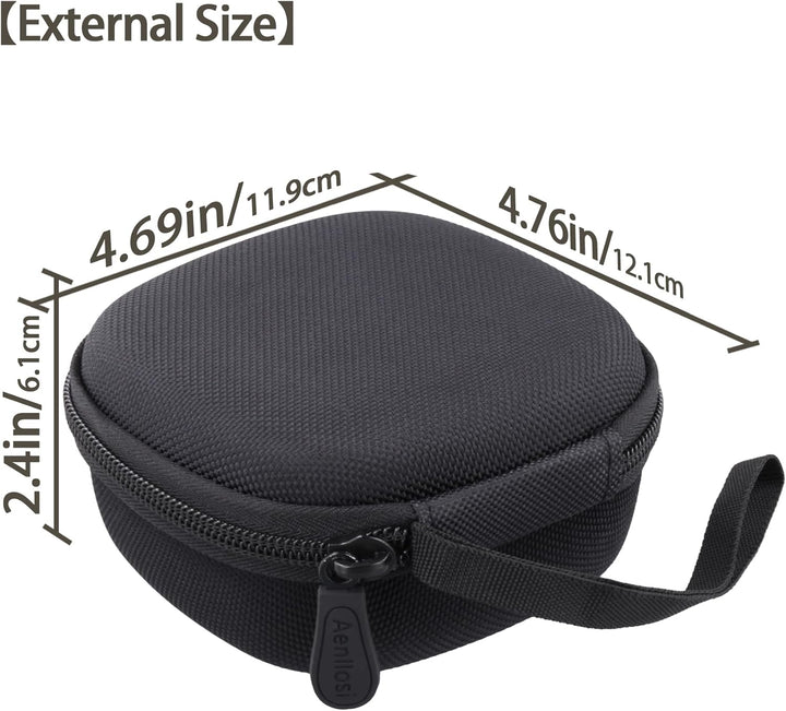 Aenllosi Hart Tasche Hülle für Bose SoundLink Micro Bluetooth Lautsprecher, Nur Tasche(Schwarz) Schw