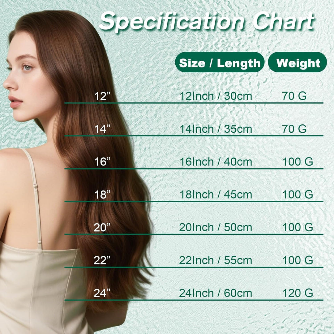 Easyouth Tressen Echthaar Extensions Brazilian Echthaar Tressen 22 Zoll Farbe Pechschwarz 100g Sew i