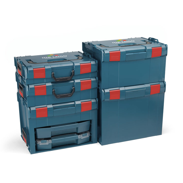 LBOXX Sortimo L-Boxx Professional Blau Werkzeugkoffer Set anpassbar mit Ihrem Logo | LBOXX 102 LBOXX