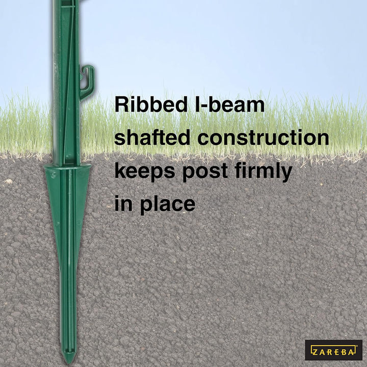 Fi-Shock P-30G Gartenzaunpfosten, 76,2 cm, ideal für Gärten und temporäre Zäune, 25 Stück Gartenpfos