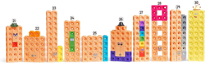 Learning Resources MathLink Cubes Numberblocks 21–30 Aktivitätsset – 235 Würfel & Zubehör zum Bauen