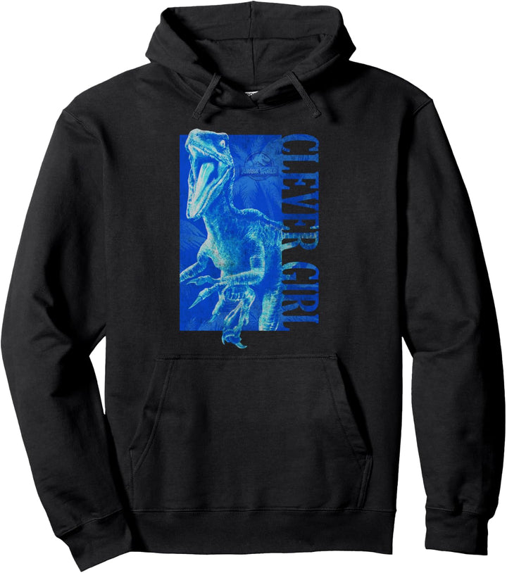 Jurassic World Clever Blue Pullover Hoodie