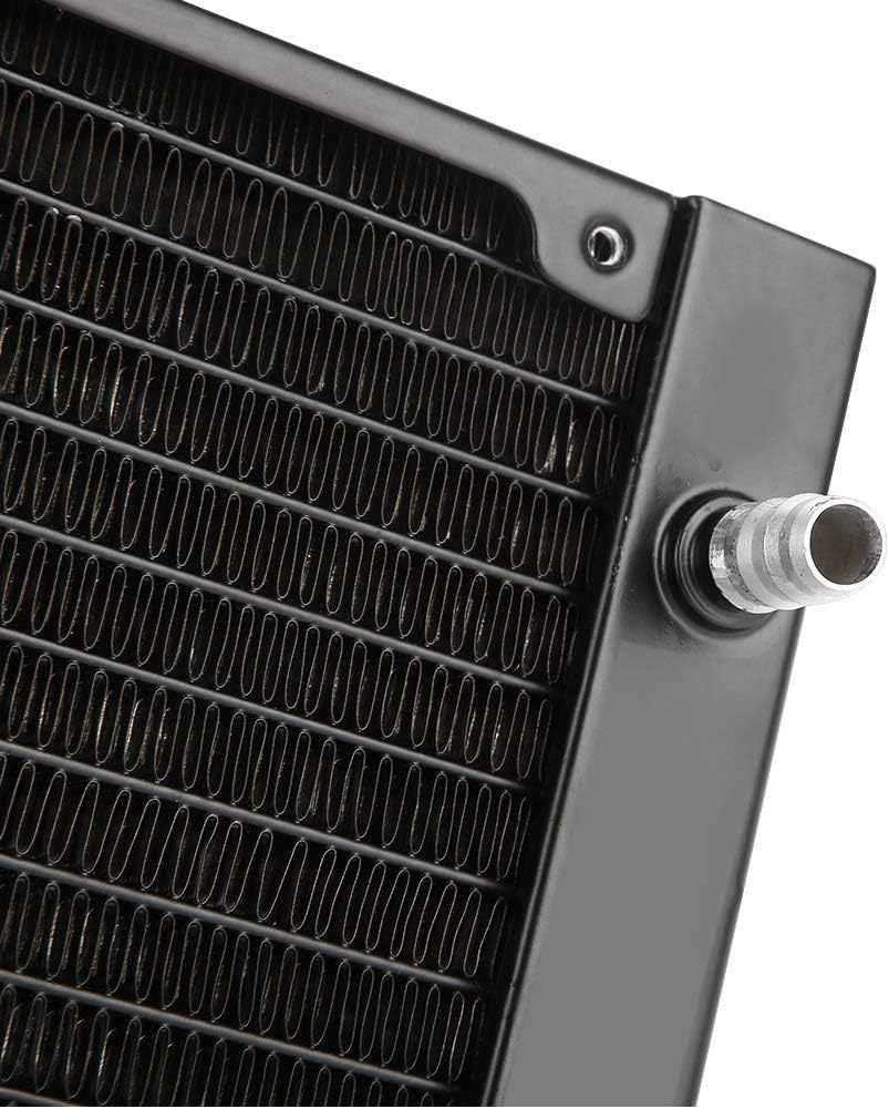 Richer-R 120mm/240mm/360mm Aluminium Radiator, Aluminiumheizkörper 12 Röhren PC Wasserkühlung Heizkö