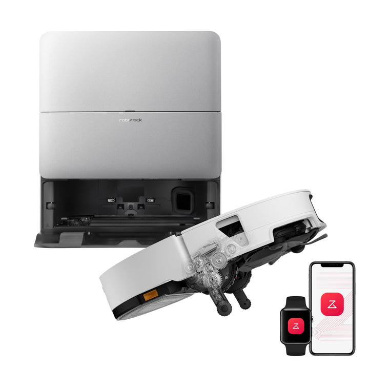 roborock Saros 20 Sonic Saugroboter mit Wischfunktion, VibraRise 5.0 Wischsystem, 36,000 Pa Saugkraf