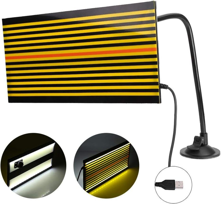 Dent Check Reflektorplatte, lackfreies Dellenreparatur-Entfernungswerkzeug Dent Check Reflecto Panel