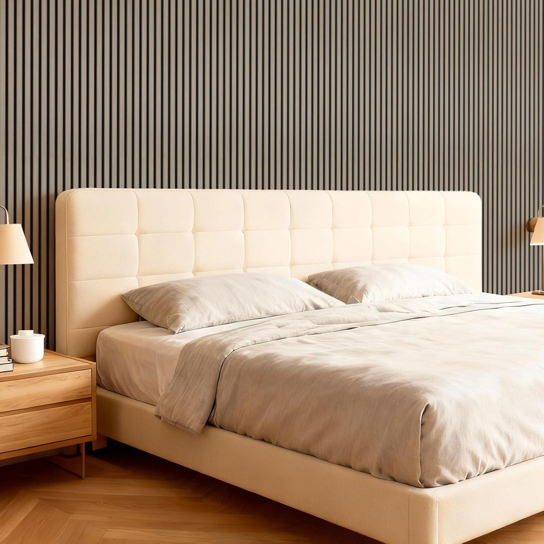 TONOR Akustikpaneele holz, 4 Stück 120x60 cm - 2,88m² Wandpaneele holz Holzpaneele wand als Schallsc