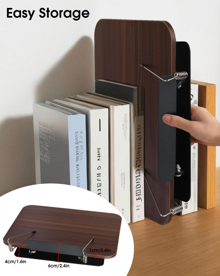 MSDADA Buchständer, Verstellbarer Buchhalter mit 360° drehbarer Basis, Kochbuchständer, Rezeptbuchha