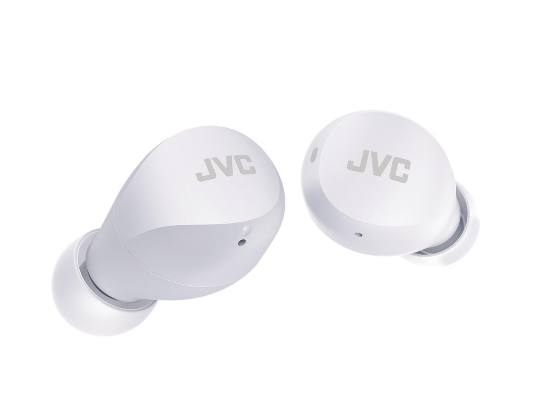 JVC HA-Z66T-W Gumy Mini Wireless Earbuds, klein, Ultraleicht, 3 Sound Modi (Bass/Clear/Normal), Wass