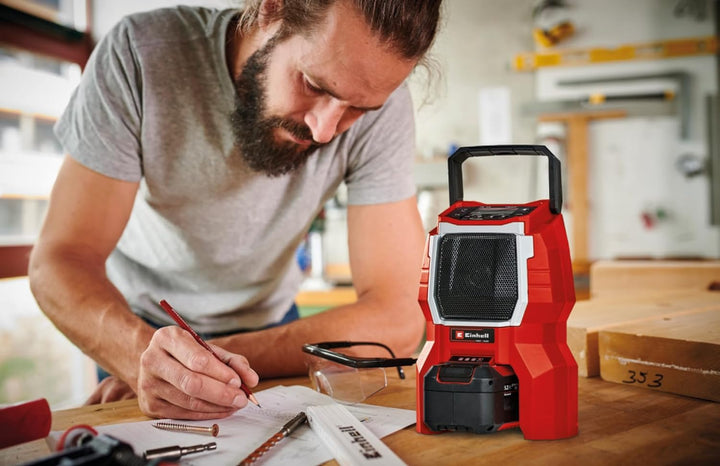 Einhell Akku-Radio TC-AR 18 Li - Solo (Lithium Ionen, 18 V, Power X-Change, AM/FM, Bluetooth, ohne A