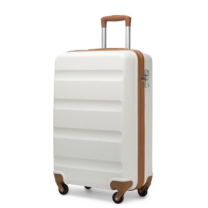KONO Koffer Trolley Handgepäck Leicht Hartschalenkoffer aus ABS Reisekoffer mit 4 Rollen Gross Koffe