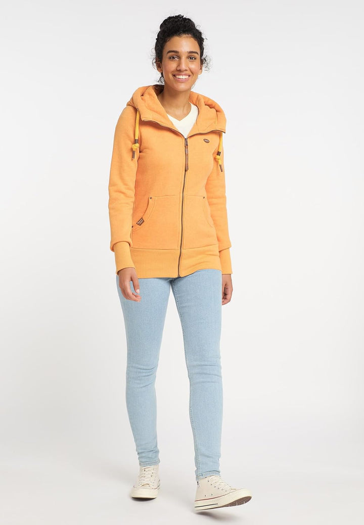 Ragwear NESKA Zip Damen Sweatshirt S Papaya, M
