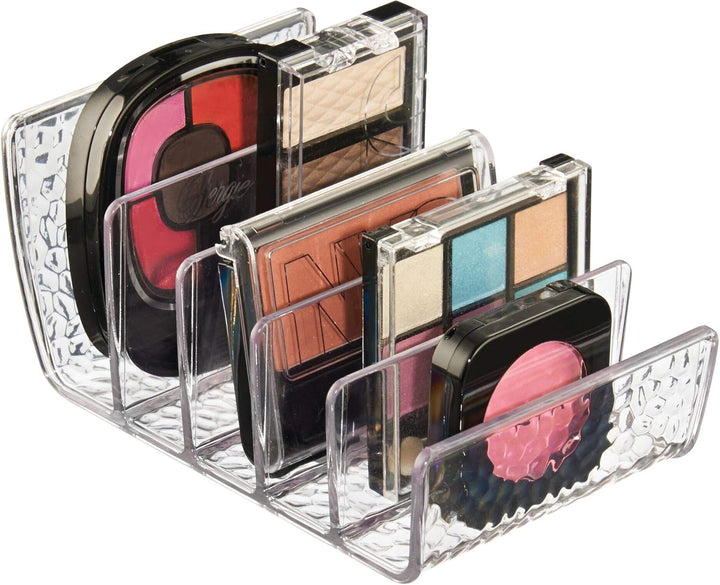 iDesign Rain Kosmetikpalette Kosmetikschrank, Kunststoff, Paletten-Organizer – 2er-Set, Paletten-org