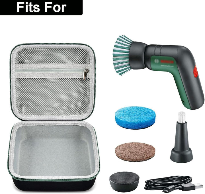 PSofcake Aufbewahrungsbox-Tasche für Bosch Home and Garden Akku-Reinigungsbürste, Universal-Bürsten-