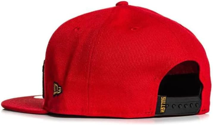 Sullen Men's New Era Snake Reaper Snapback Hat Red