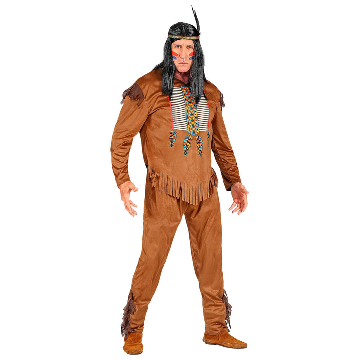 WIDMANN 08832 COSTUME INDIANO MARRONE M INTERO #088D, M