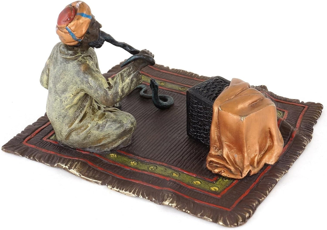 Kunst & Ambiente - Wiener Bronze - Schlangenbeschwörer - Araberbronze - Orientalische Teppichbronze