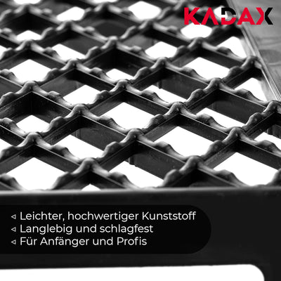 KADAX Abstreifgitter, Farbgitter aus Kunststoff, 30,5 x 23 cm, Malergitter für Farbe, Abtropfgitter,