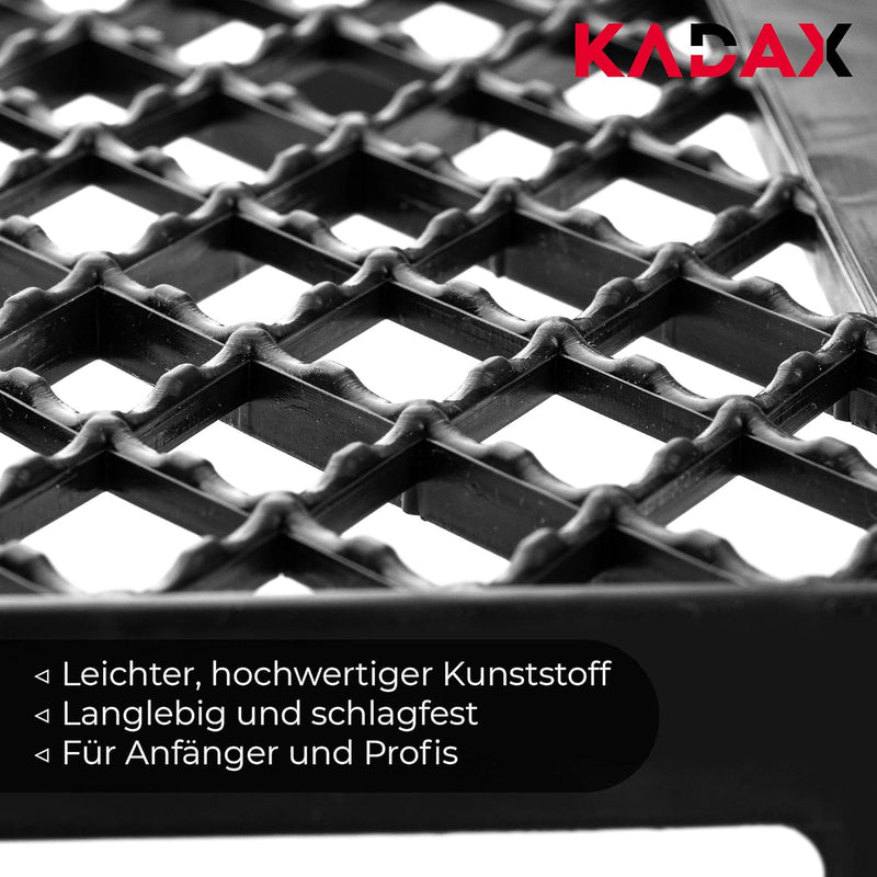KADAX Abstreifgitter, Farbgitter aus Kunststoff, 30,5 x 23 cm, Malergitter für Farbe, Abtropfgitter,