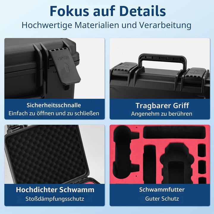 HeiyRC Mini 4K 2 SE Koffer Tasche, Hardshell wasserdichte Aufbewahrungs Hard Case für DJI Mavic Mini