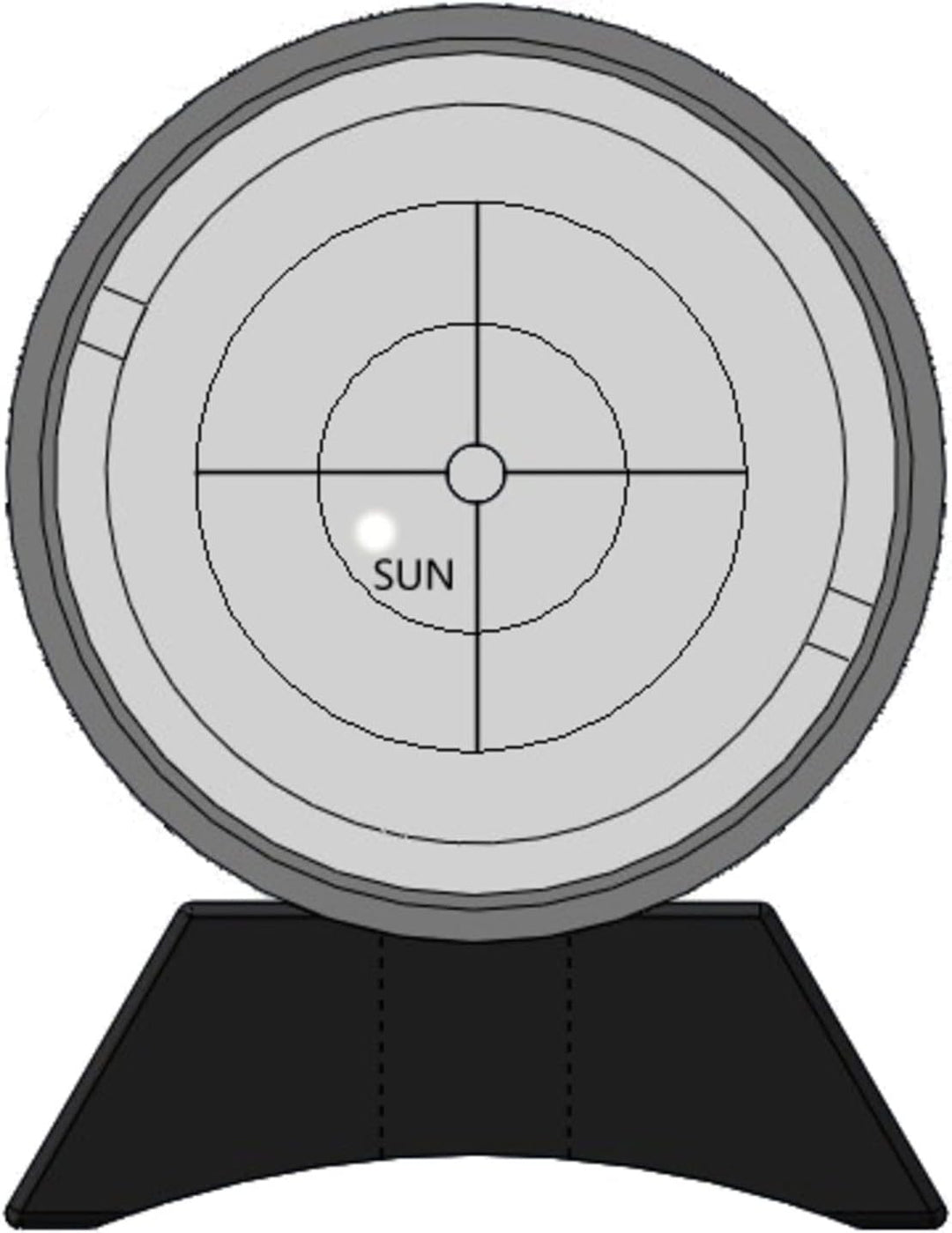 Universeller Sonnensucher (für Sucherschuh) | Zubehör für die Hobbyastronomie