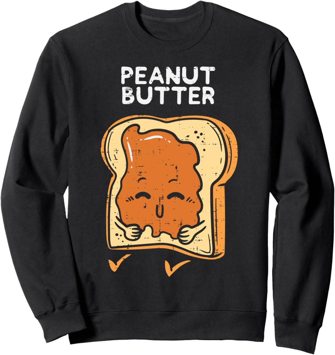 Peanut Butter Toast Passende Halloween Paare Sie und Ihn Sweatshirt