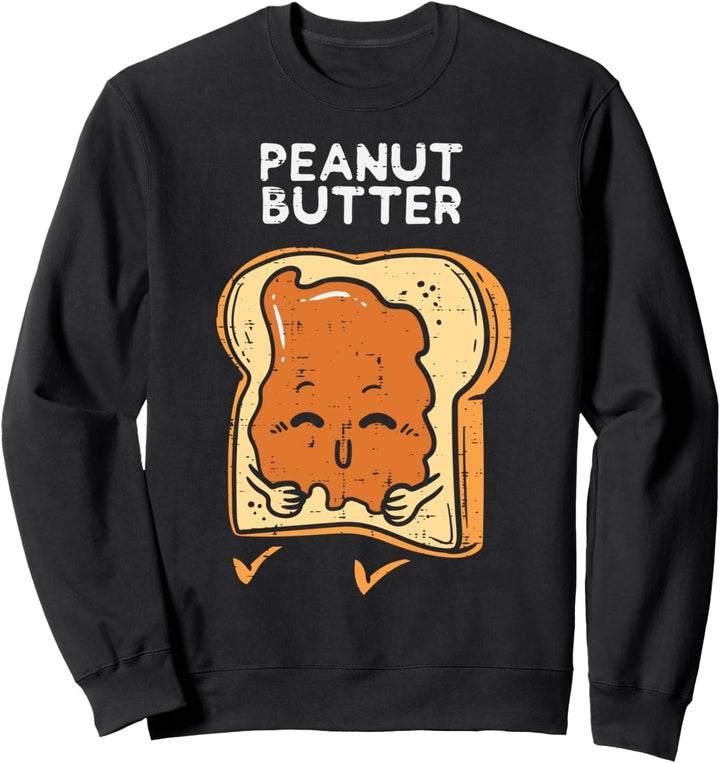 Peanut Butter Toast Passende Halloween Paare Sie und Ihn Sweatshirt