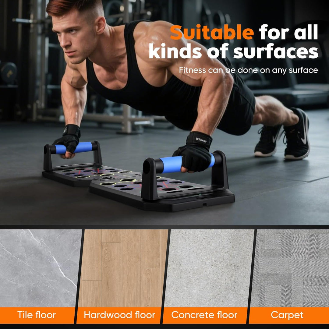 Liegestützbrett, Liegestützgriffe Liegestütze Brett Push Up Board, Brusttrainer Männer Fitnessgeräte
