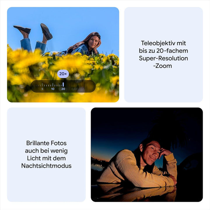 Google Pixel 10 – Android-Smartphone ohne SIM-Lock, mit Gemini, innovativer Dreifach-Rückkamera, meh