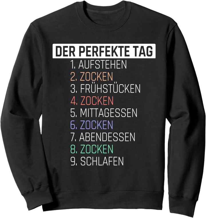 Lustige Gamer Gaming Kleidung Zocker Sweatshirt